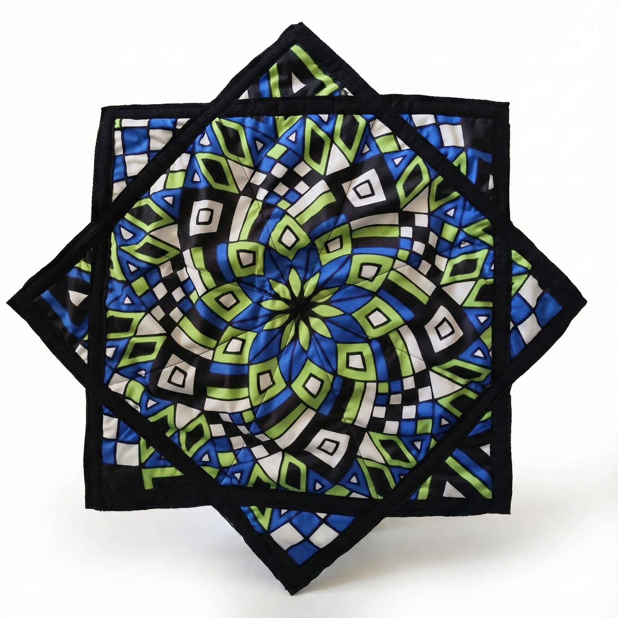 Black and Green Trippy Dapostar l Neon Spinning Cloth