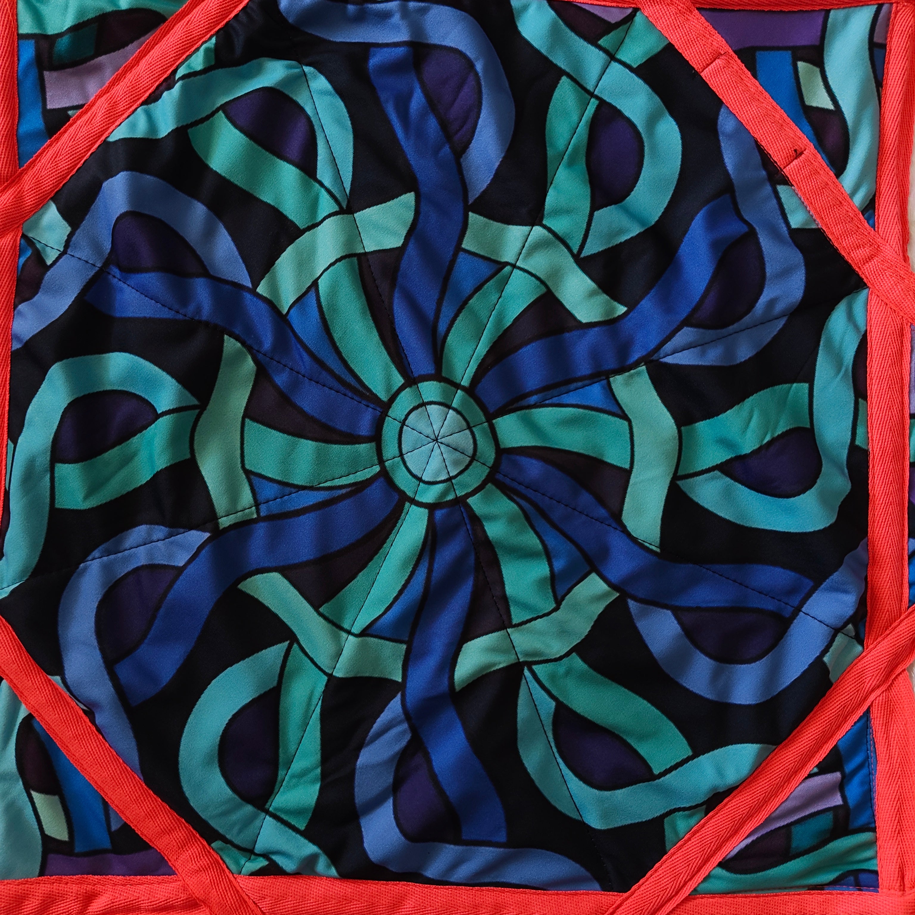 Blue 💙 Trippy Dapostar l Neon Spinning Cloth