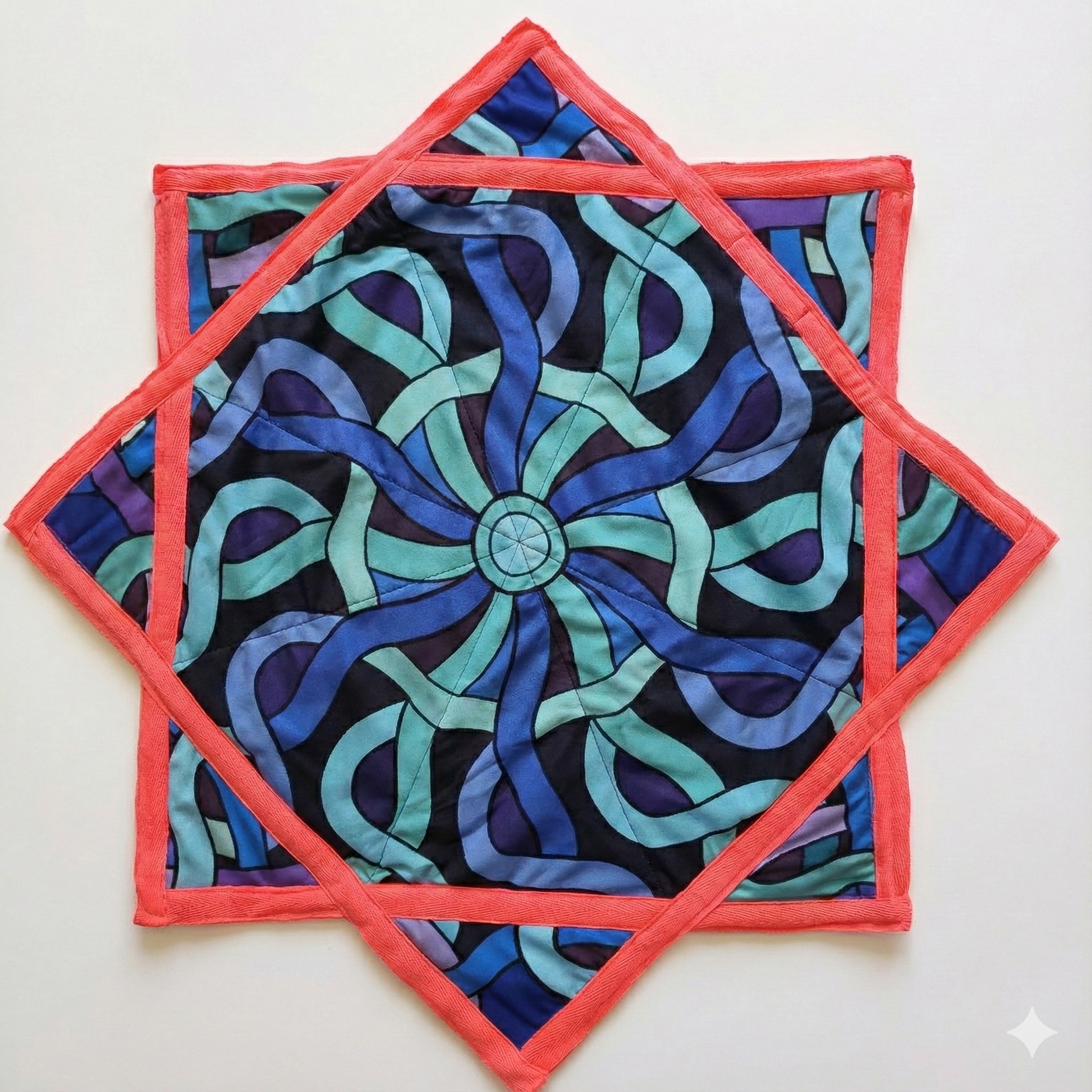 Blue 💙 Trippy Dapostar l Neon Spinning Cloth